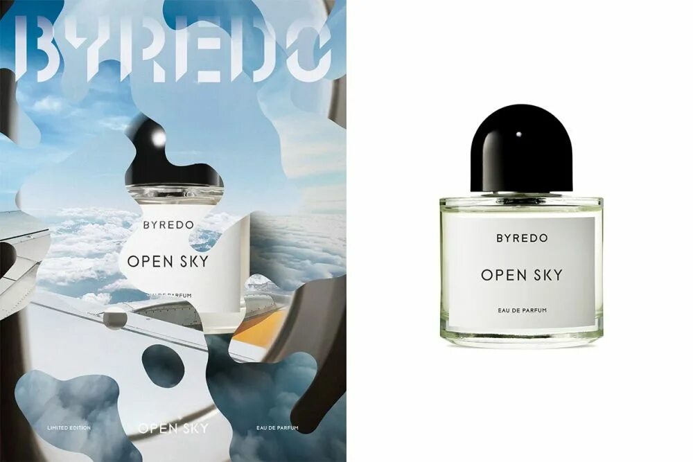 Open sky links. Byredo OPENSKY. Байредо опен Скай. Open Sky духи. Byredo open Sky описание.