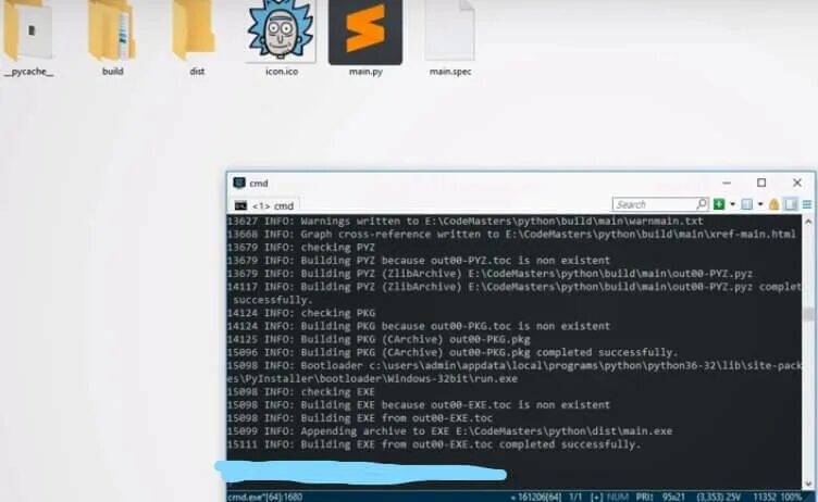 Как скомпилировать python в exe файл. Скомпилировать python в exe. python упаковка в exe. как сделать код python в exe.