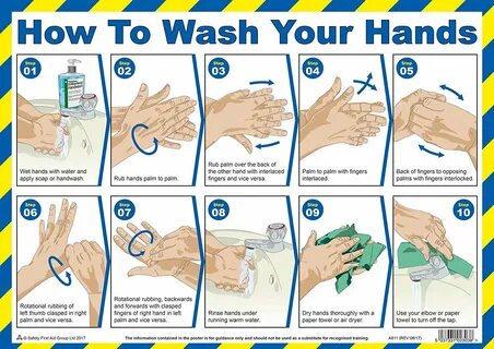 How to properly wash your hands : coolguides.