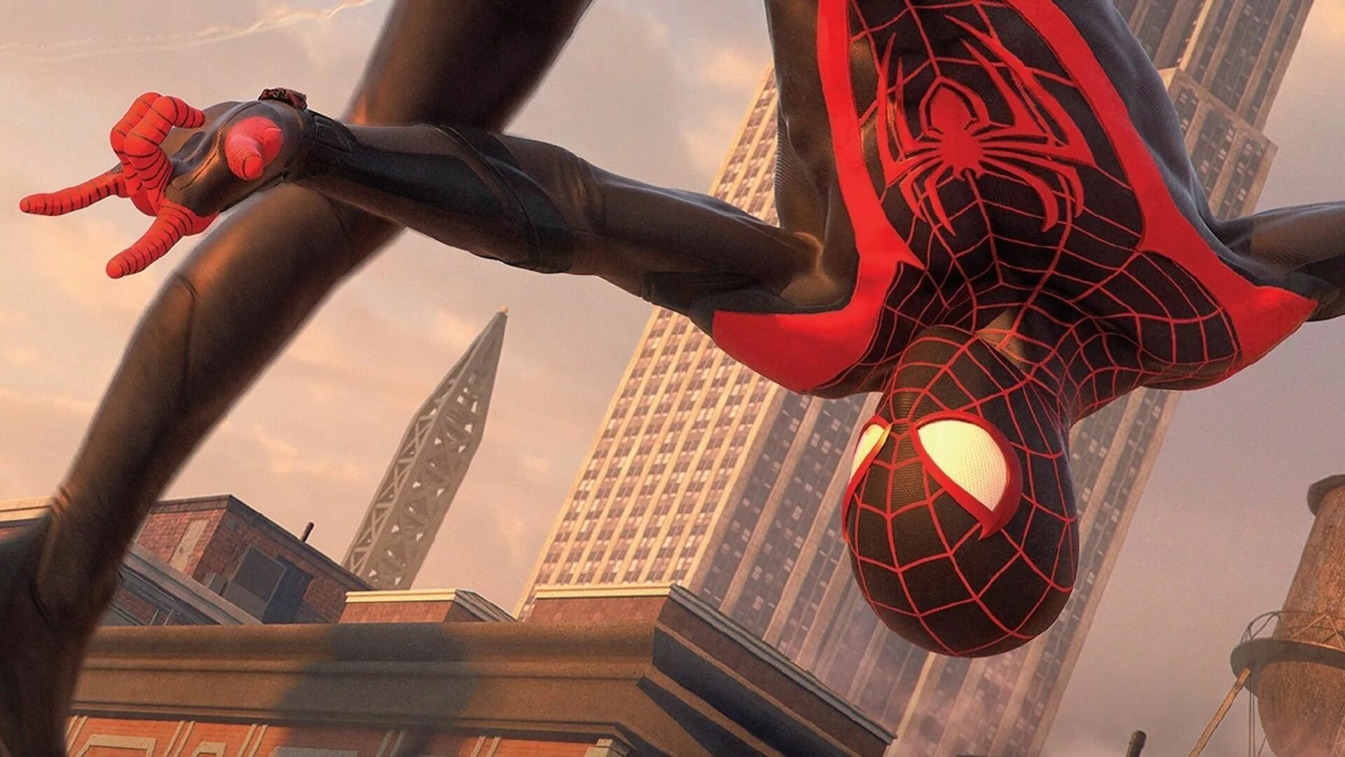 Marvel s spider man. Marvel s Spider-man прыгает грудью вперед.