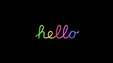 Экран hello
