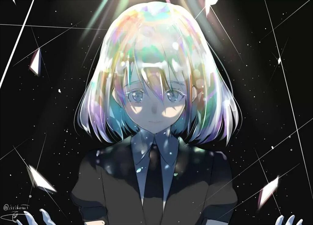 Про самоцвет. Алмаз страна самоцветов арт. houseki no kuni алмаз.