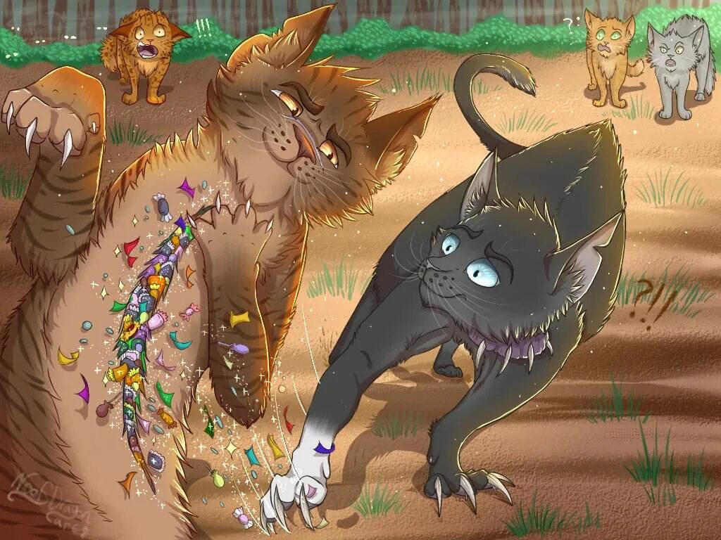 Мята коты воители. Коты воители warriors. коты воители звездоцап грозовое племя. коты воители щербатая и воробей. коты воители бич и звездоцап любовь.