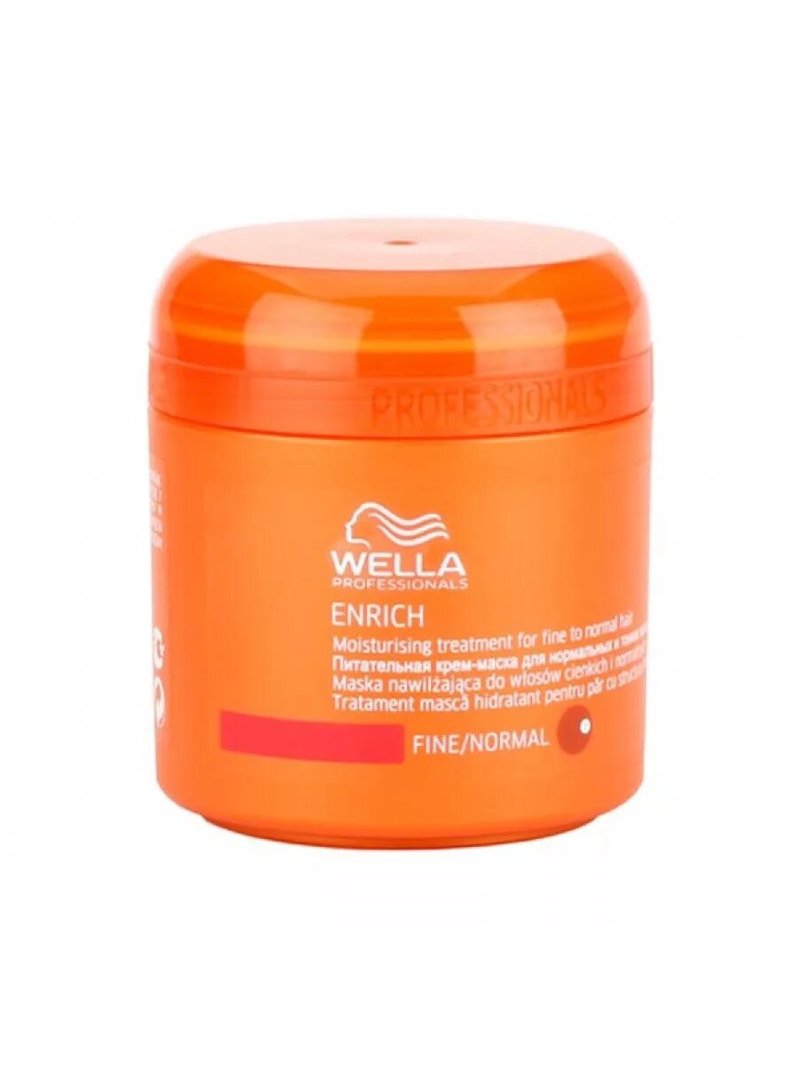 Wella enrich line маска. Invigo Nutri-enrich питательная маска 150 мл. Wella маска питательная для окрашенных волос. Wella питательная маска enrich.