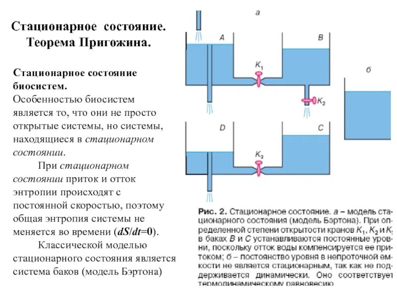 Стационарное состояние. Стационарное состояние системы. Теория стационарного состояния. Гипотеза стационарного состояния. Условия стационарного состояния