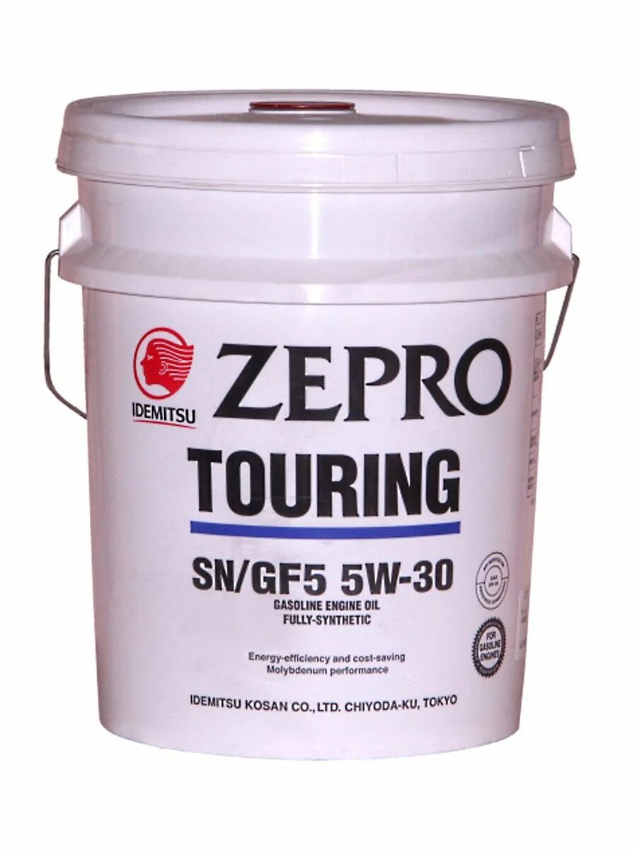 Идемитсу зепро 5w30 20 л. Zepro Touring 5w-30. Idemitsu 5w30 gf-5 Zepro Touring. Idemitsu 5w30 SN/gf-5 20л. Моторное масло zepro 5w30