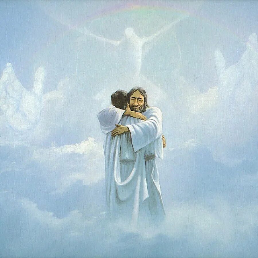 Спасение души в миру. Господь Иисус Христос небесное царство. Иисус Христос на небесах. Господь и ангелы. Господь на небесах.