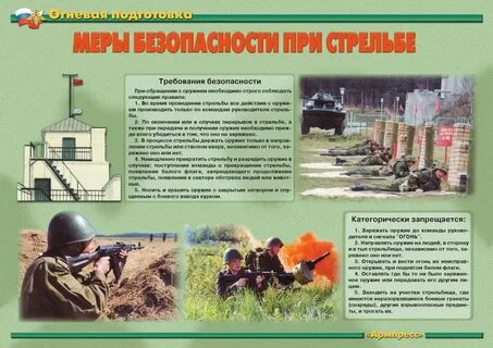Безопасность при огневой подготовке