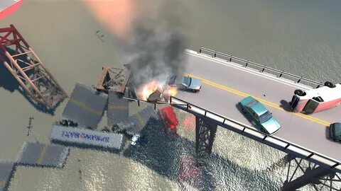 Bridge crashes