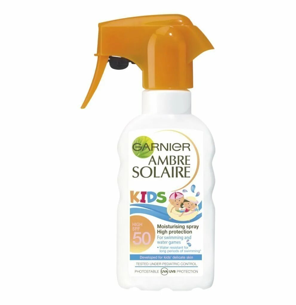 Где купить солнцезащитный. Гарньер спрей от солнца 50. Garnier Ambre solaire SPF 50 Kids спрей. Гарньер спрей солнцезащитный 50 детский. Крем Амбр Солер 50 от солнца.