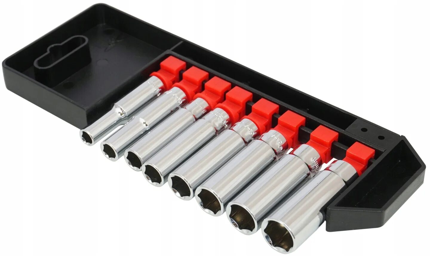 161. набор удлиненных головок 3/8. головки длинные 1 4. Force t4143. набор длинных головок дело техники.