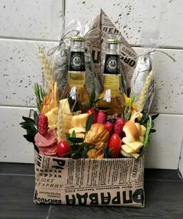 Букет с пивом на 23