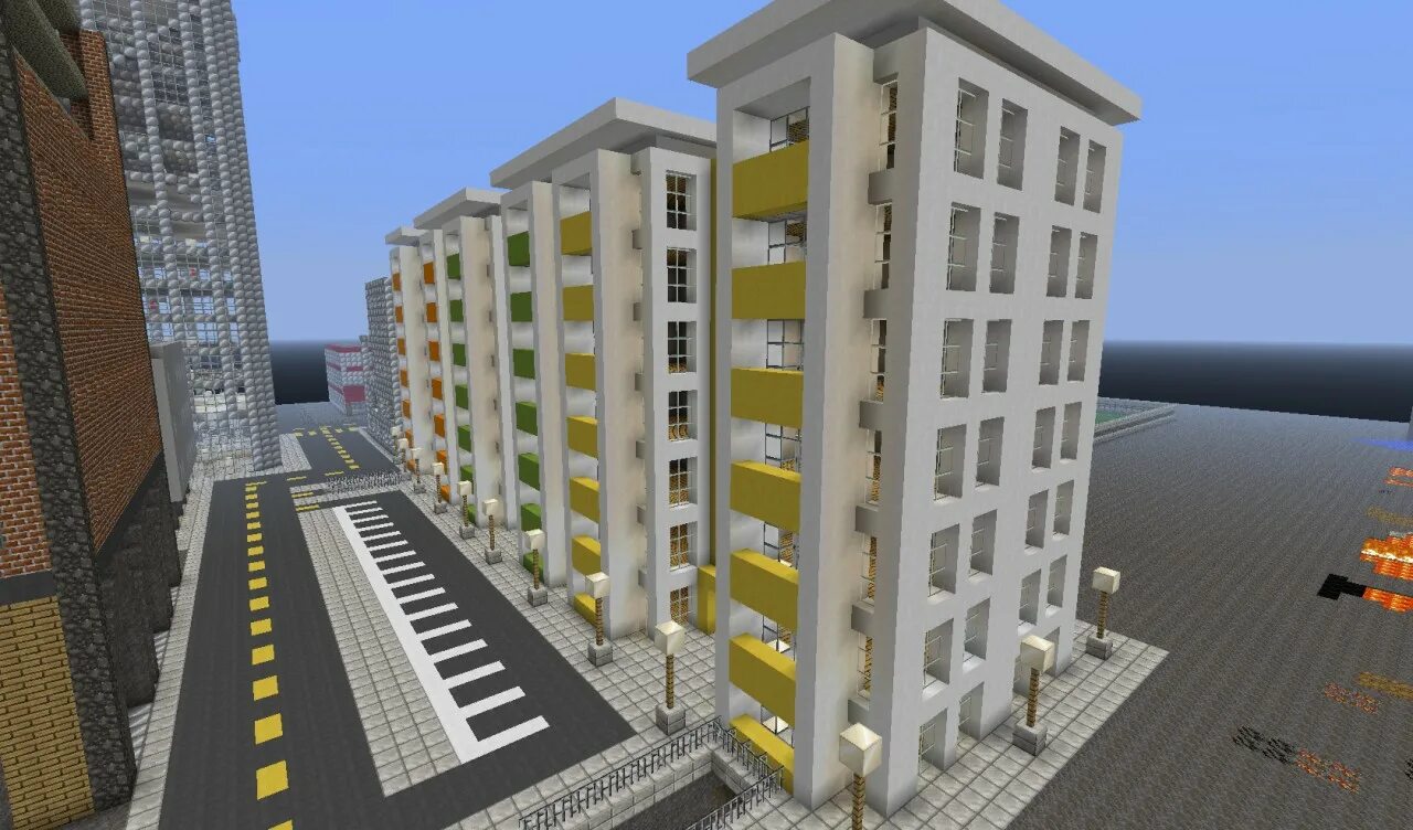 Block of flat перевод. Пентхаус в МАЙНКРАФТЕ. Апартамент в МАЙНКРАФТЕ. Minecraft Modern apartman. Красивые пентхаусы в МАЙНКРАФТЕ.