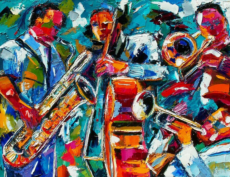 Jazz arts. Джаз. Джаз картины. Джаз картины художников. Джаз в абстрактной живописи.