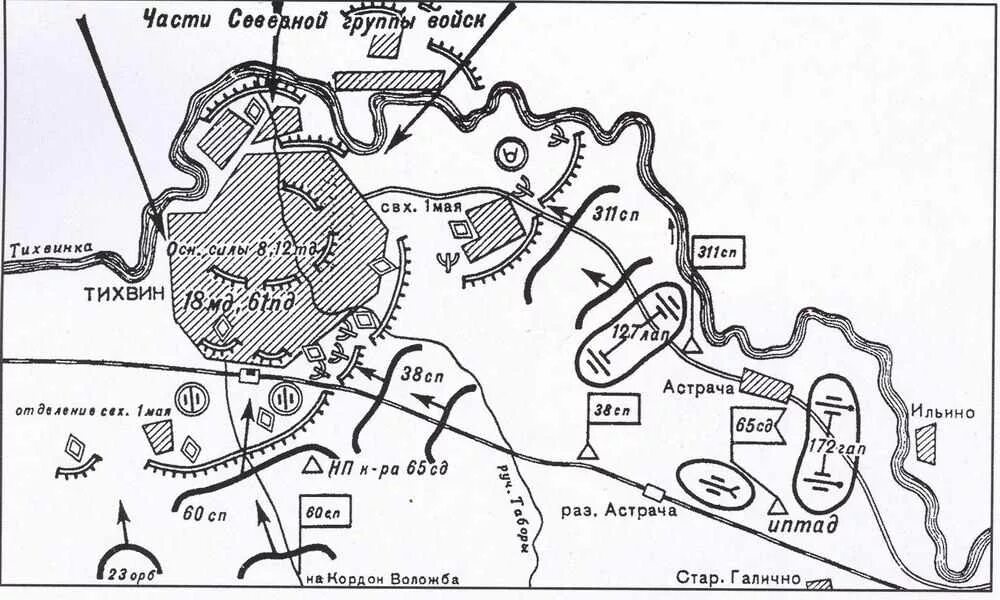 Тихвин 1941 карта. Тихвинская оборонительная операция 1941 года карта. Оборона Тихвина в 1941 году. Бои под Тихвином 1941. Волховский плацдарм в феврале 1942 года