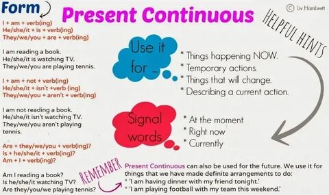 Weight present continuous