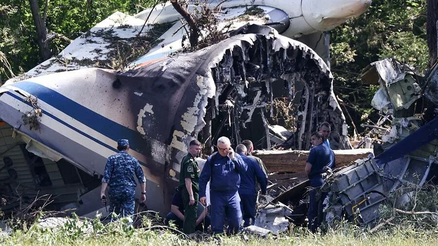 Крушение военно транспортного самолета. Крушение ил 76 под Рязанью.