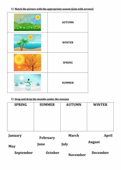 Seasons and weather упражнения. Seasons интерактивные задания. Seasons for Kids задания. Seasons Worksheets.