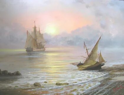 Русский художник морские пейзажи