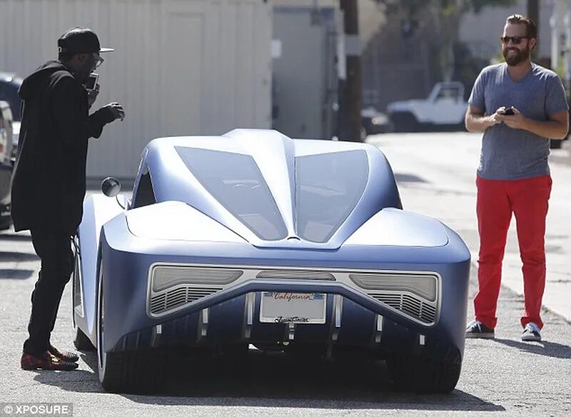 He got of the car