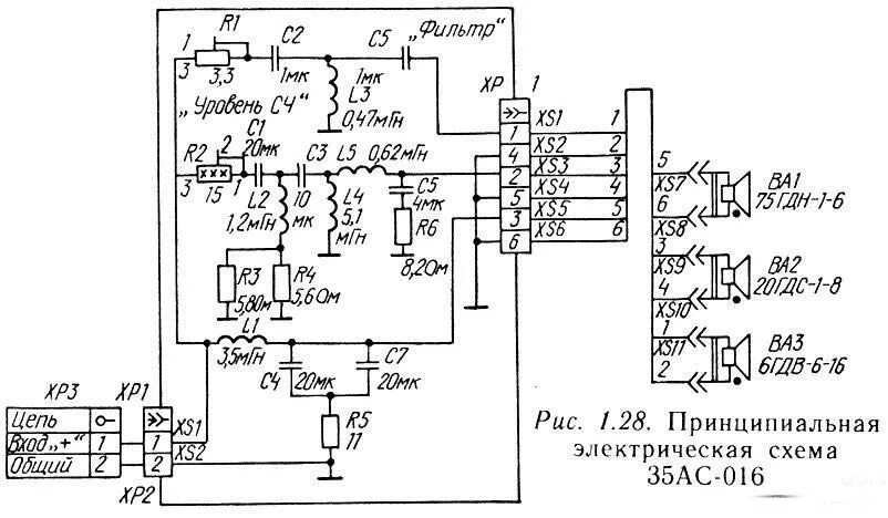 Электрические схемы колонок. Схема фильтра Орбита 35ас-016. Схема колонок Орбита 35ас-016. Схема колонок радиотехника 35ас-1. Схема акустики Орбита 35ас-016.