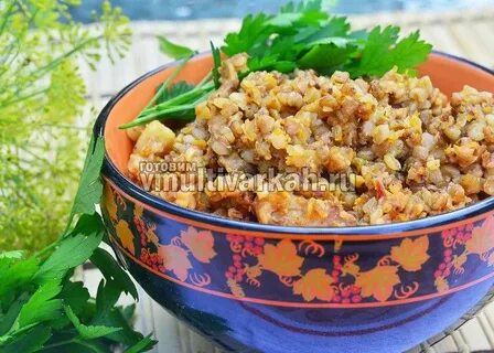 Гречка со свининой в мультиварке