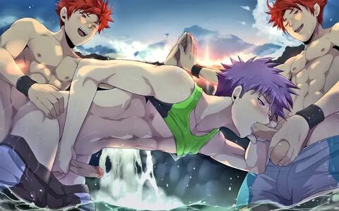 Threesome Yaoi.