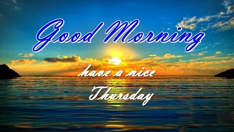 Thursday morning
