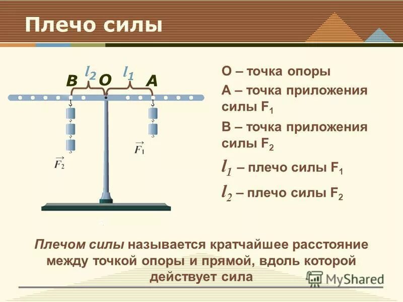 Рычаг 10 класс физика формулы. Точка приложения нагрузки. Статическое перемещение. Точка приложения нагрузки. Рычаг второго рода в биомеханике.
