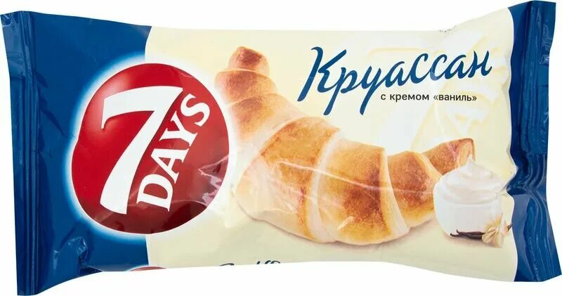 Круассан с кремом калорийность. Круассан 7 дейс ваниль 65гр. круассан &quot;7 days&quot; ваниль 65гр. 7days круассан с кремом ваниль. круассан 7days с кремом ваниль, 65 г..