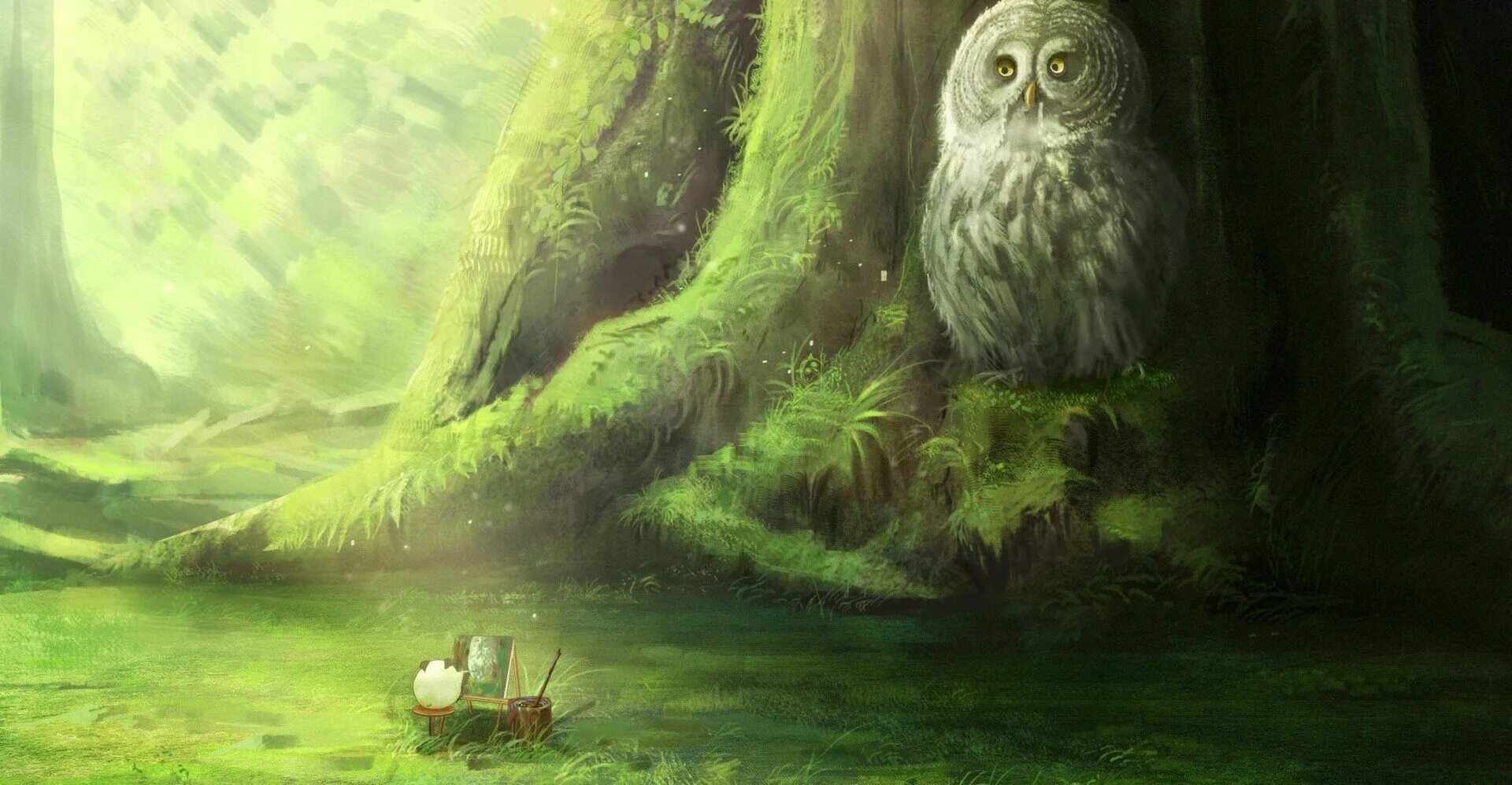 Сова х на андроид последняя версия. Сова на фоне леса. филин на фоне леса. фон лес с совой. сказочный лес с совами.