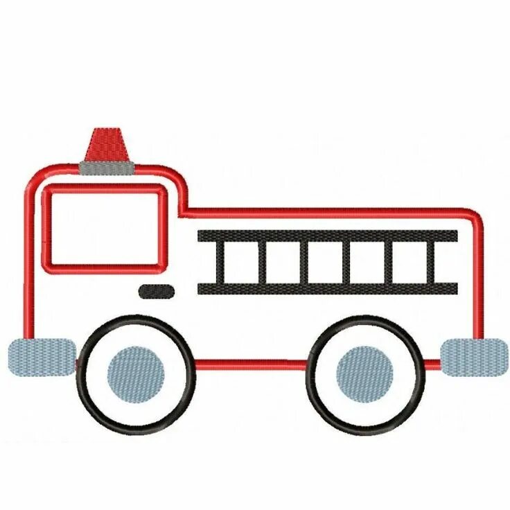 Аппликация шаблон для вырезания пожарный Аппликация Пожарная машина из бумаги для детей (шаблоны)
