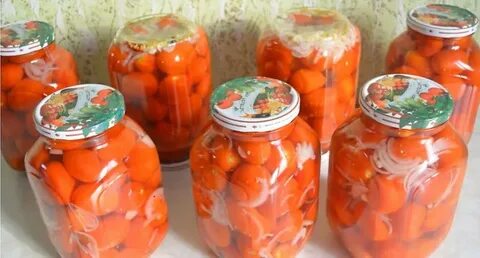 Вкусные сладкие помидоры в собственном соку