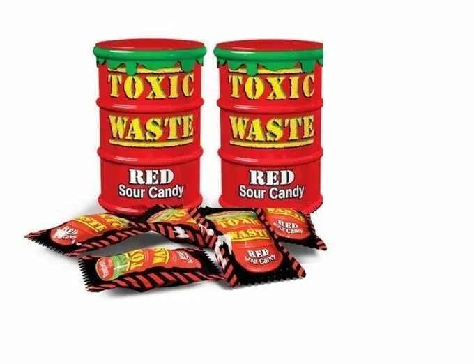 Кислые конфеты Toxic waste. Токсик леденцы ред 42гр (красная бочка). Toxic waste Red Sour Candy. Toxic waste красная банка. Токсик вейст