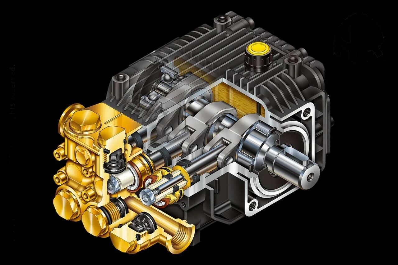 Как работает керхер. Принцип работы автомойки высокого давления Керхер. Насос высокого давления для мойки Керхер. Принцип работы АВД автомойки. Устройство насоса мойки Керхер.