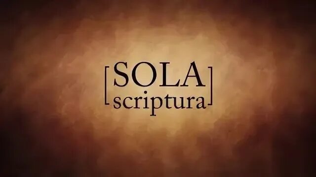 Sola scriptura