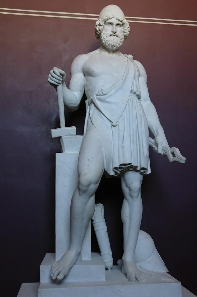 Гефест древняя греция. Гефест скульптура древней греции. Гефест греческий бог. Гефест бог древней. Гефест бог кузнец.