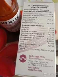 Амоксициллин с какого возраста