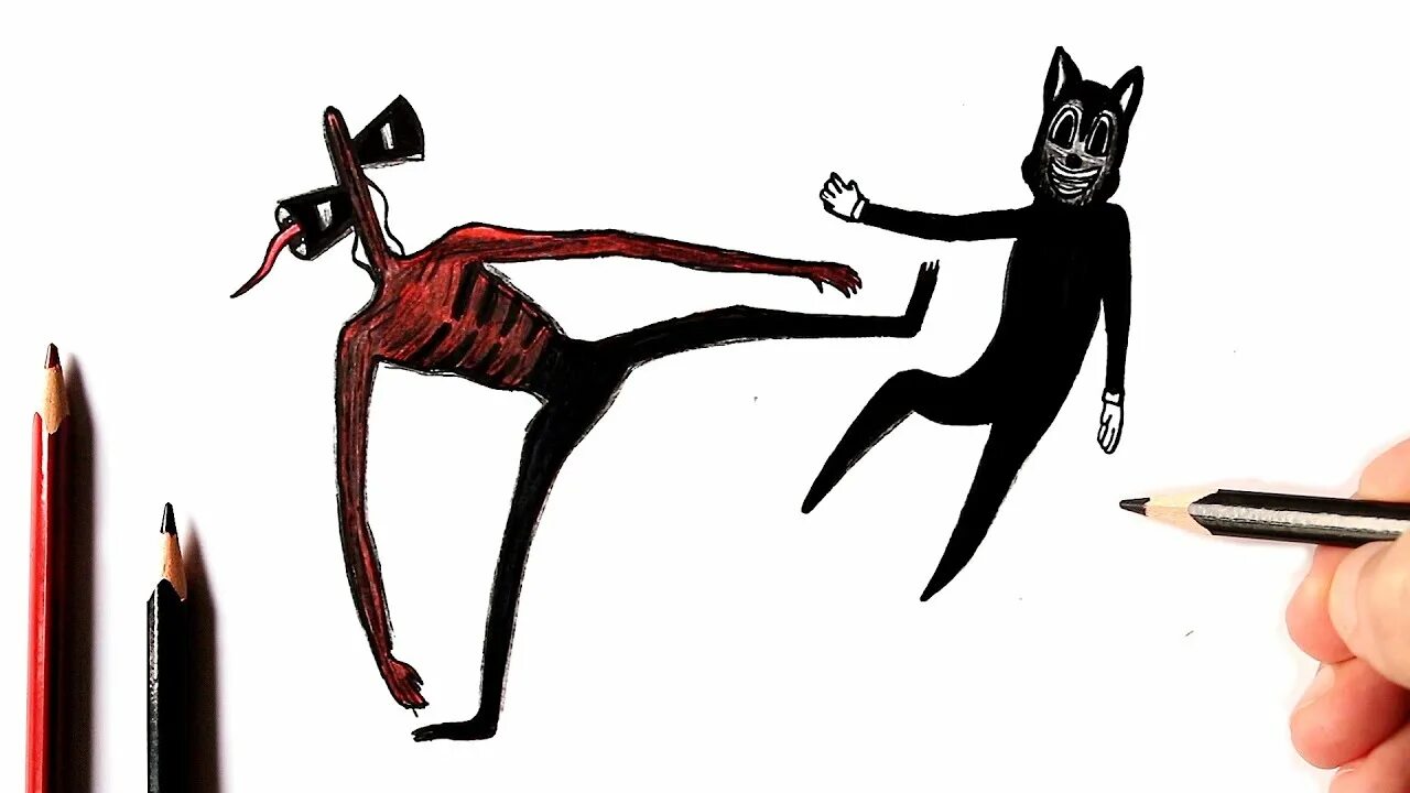 Cartoon Cat нарисовать. Сиреноголовый Ккот рисунок. Кантор Кэт. Сиреноголовый против Картун Кэта.
