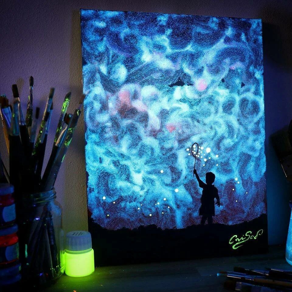 Светящиеся рисунки