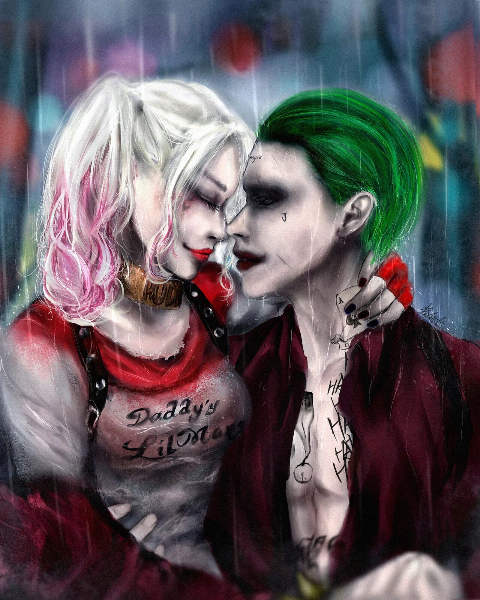 харли квинн квинн и джокер. харли квин и докер люьовь. любовь харли. харли квинн и джокер любовь отряд самоубийц. харли квинн и джокер поцелуй.