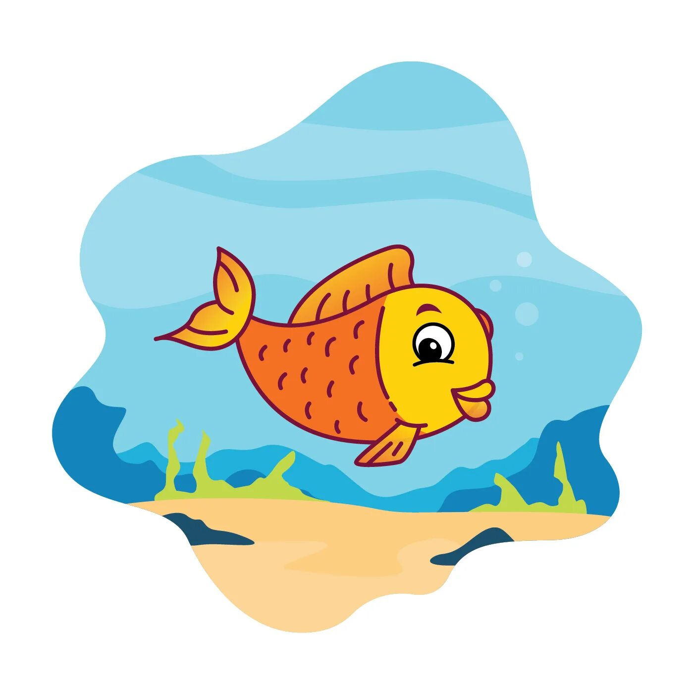 Рыбка картинка для детей. Рыбка рисунок для детей. Рыба рисунок для детей. Рыба мультяшная.