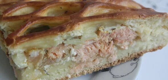 Рыбный пирог из дрожжевого теста. Старинный семейный рецепт Yeast dough fish pie