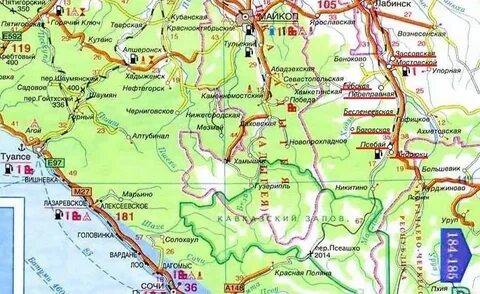 Мосты краснодарский край на карте