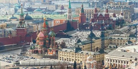 Красная площадь вид сверху