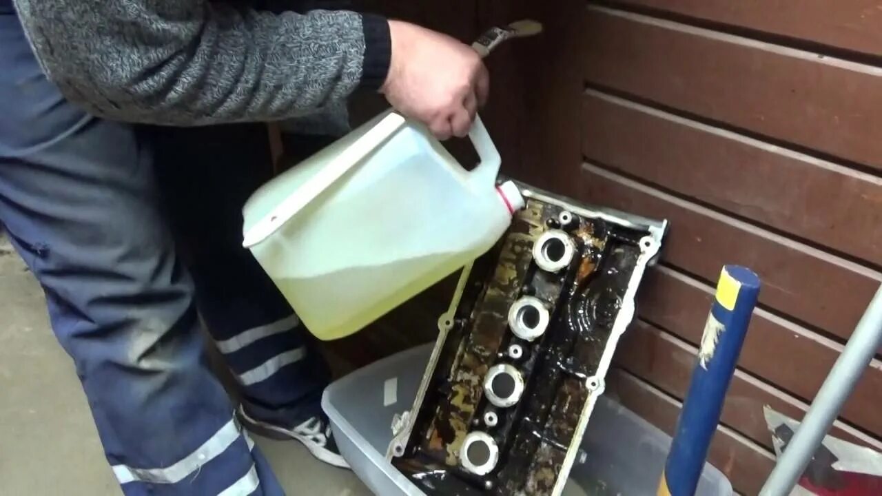 Чем отмыть блок