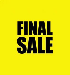 Final sale