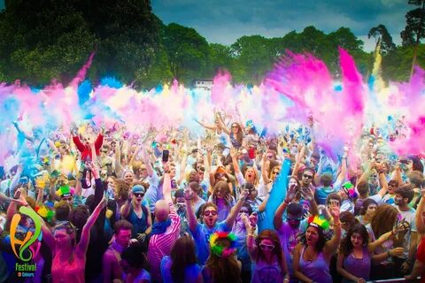Colourful party