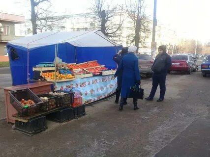 Незаконная торговля овощами