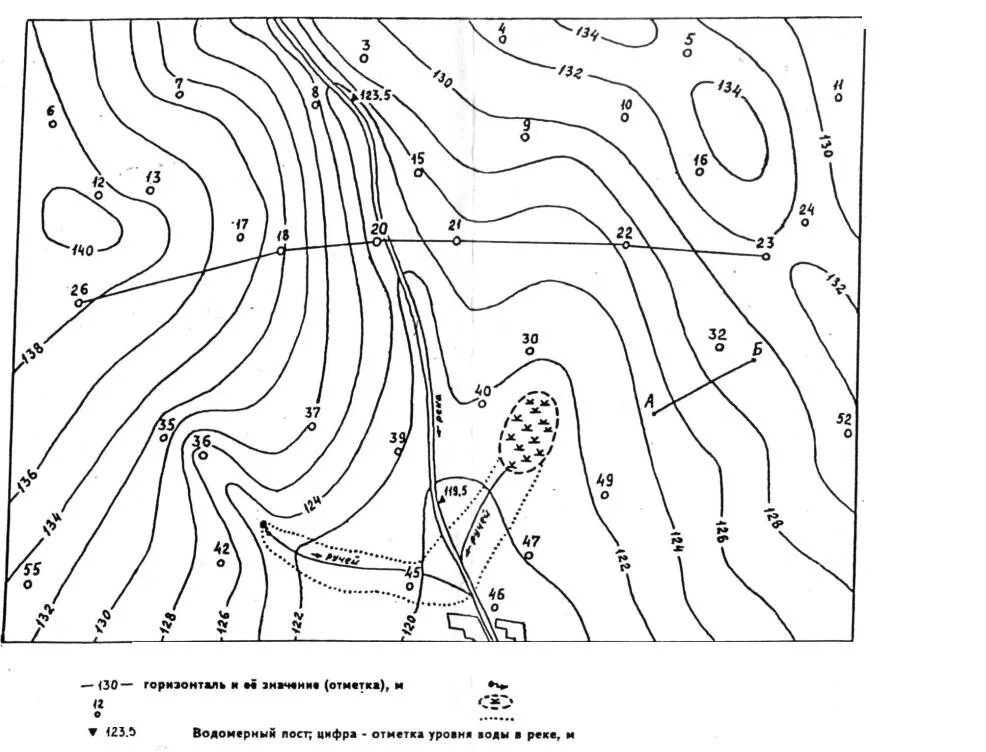 План в горизонталях геодезия. Топографический план с горизонталями. Отметка горизонтали на топографической карте. Топооснова с горизонталями.